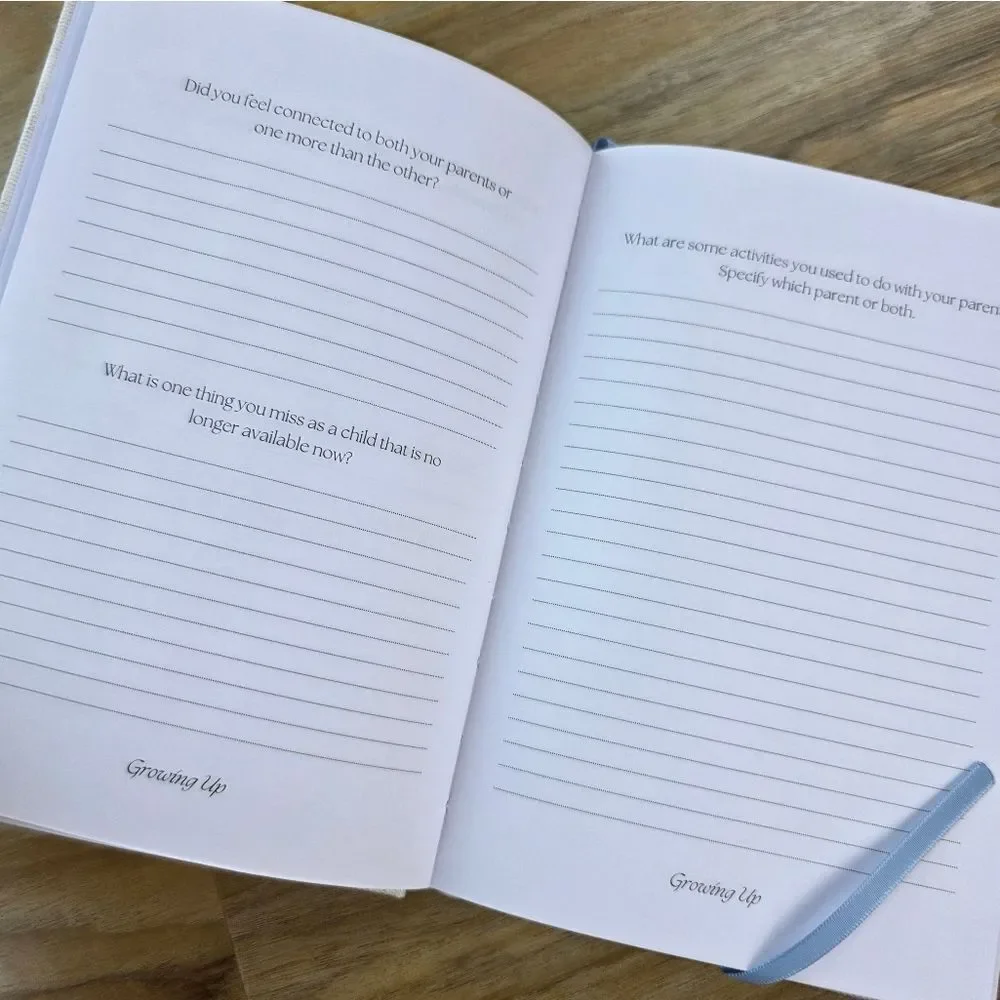 🔸️⏭️NIB Hardcover Linen Dad's Story Keepsake Journal